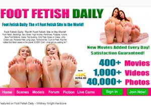 Nice pay xxx website for the fans of foot fetish porn videos